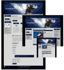 Snowboarding - WP Theme